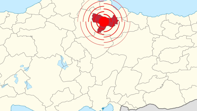 Amasya’da 4,6 büyüklüğünde deprem