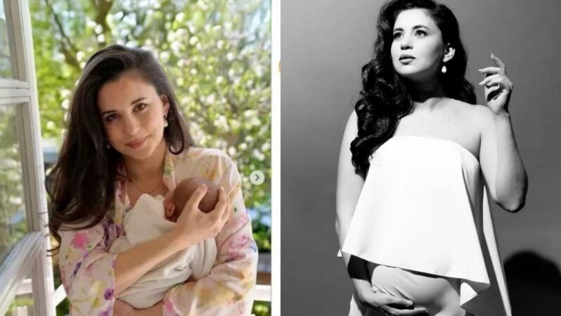 Anne olan Karsu’dan bebeği Blues’la birinci pozlar
