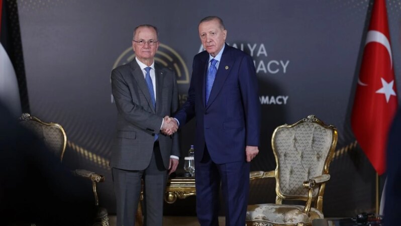 Cumhurbaşkanı Erdoğan, Filistin Başbakanı Mustafa’yı kabul etti