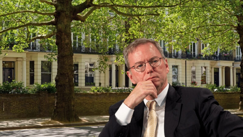 Google’nin eski patronu Eric Schmidt, Londra’da 42 milyon sterlinlik ‘lüks’ malikane satın aldı