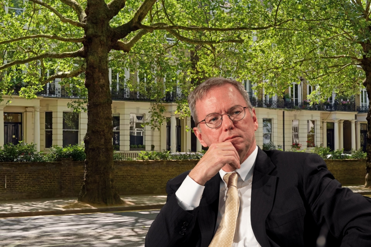 Google’nin eski patronu Eric Schmidt, Londra’da 42 milyon sterlinlik ‘lüks’ malikane satın aldı