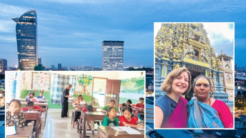 İstanbul’daki plaza hayatından çıkan Merve Ertürk, Kamboçya’da 1 ay gönüllü İngilizce öğretmenliği yaparak çalışarak gezme modelini paylaştı