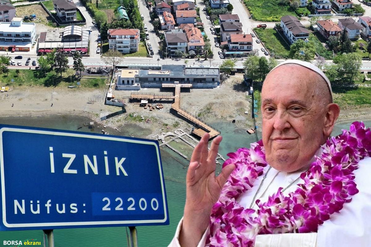 Papa Franciscus’un mevti İznikliler’i üzdü, Belediye Başkanı yeni Papa’yı İznik’e beklediklerini açıkladı