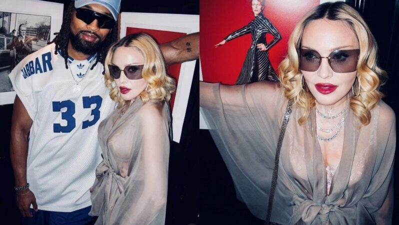 66 yaşındaki Madonna, erkek arkadaşı Akeem Morris’in 29’uncu yaş gününde doyasıya eğlendi