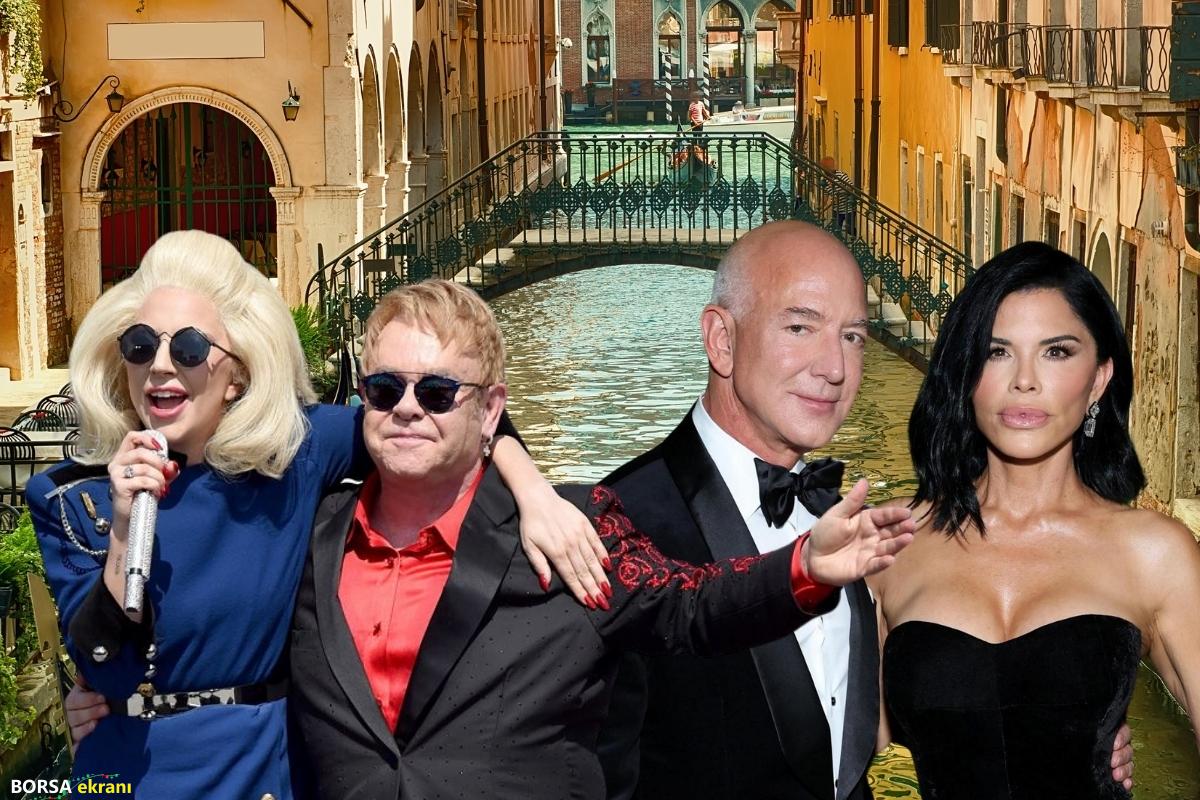 Amazon’un işvereni Jeff Bezoz ve Lauren Sanchez’in düğününde Sir Elton John ile Lady Gaga’nın düet yapacağı argüman edildi