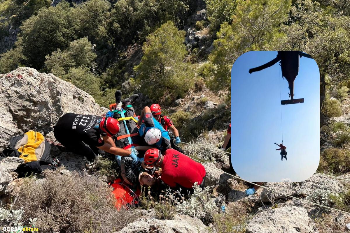 Babadağ’dan atlayan Belaruslu paraşütçü  kurtarıldı