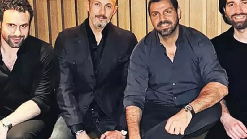Baran Süzer, bekar arkadaşlarıyla Dolmabahçe’deki ünlü sushi restoranında bir ortaya geldi