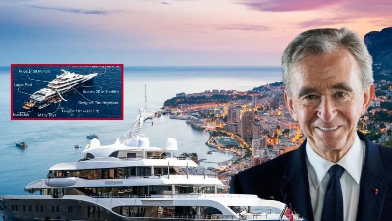 Bernard Arnault’un 150 milyon dolarlık süperyatı Symphony Monaco’da