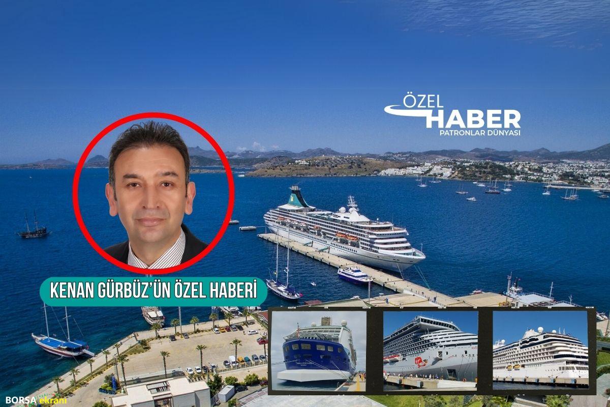 Bodrum’a 45 günde 11 kruvaziyerle binlerce yabancı turist geldi