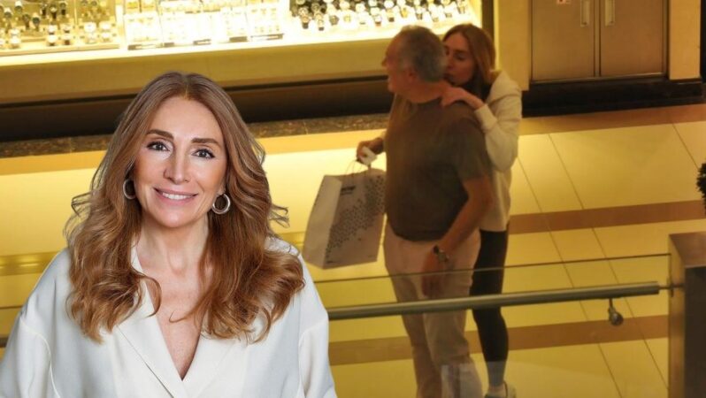 Dilek Hanif’ten gizemli sevgiliye sürpriz öpücük
