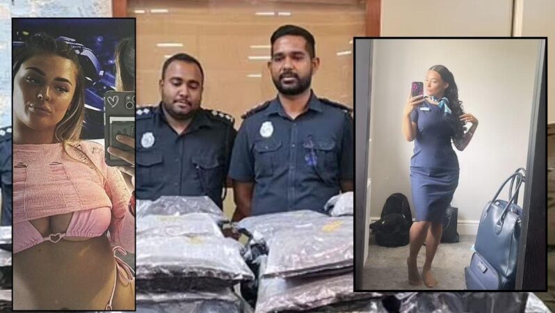 Eski hostes havalimanında 46 kilo (yaklaşık bedeli 60 milyon lira) esrarla yakalandı