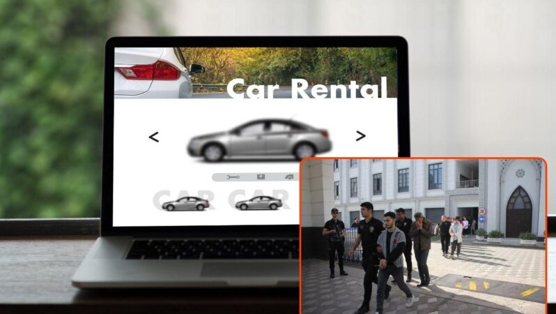 Geçersiz araç kiralama sitesiyle 180 milyon TL’lik vurgun