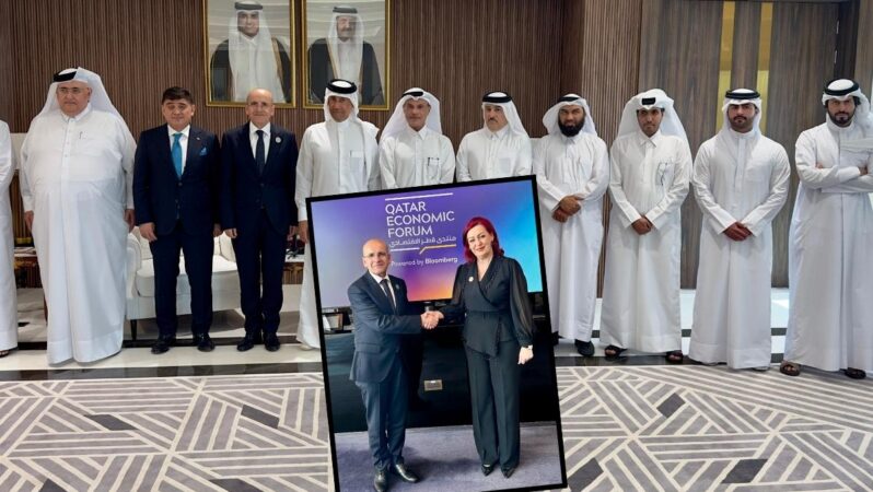 Hazine ve Maliye Bakanı Mehmet Şimşek’e Doha’da ağır yatırımcı ilgisi