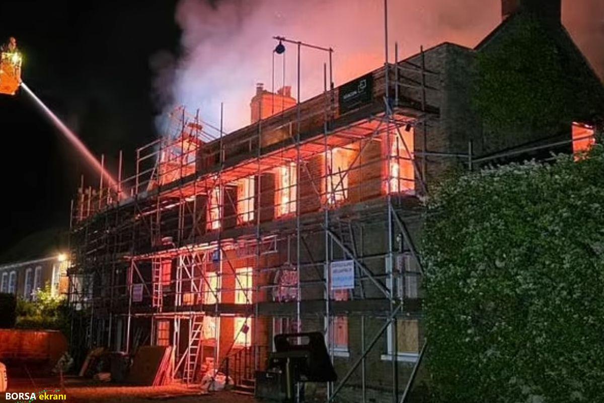Londra’da Milyonerler Sokağı’nda yangın