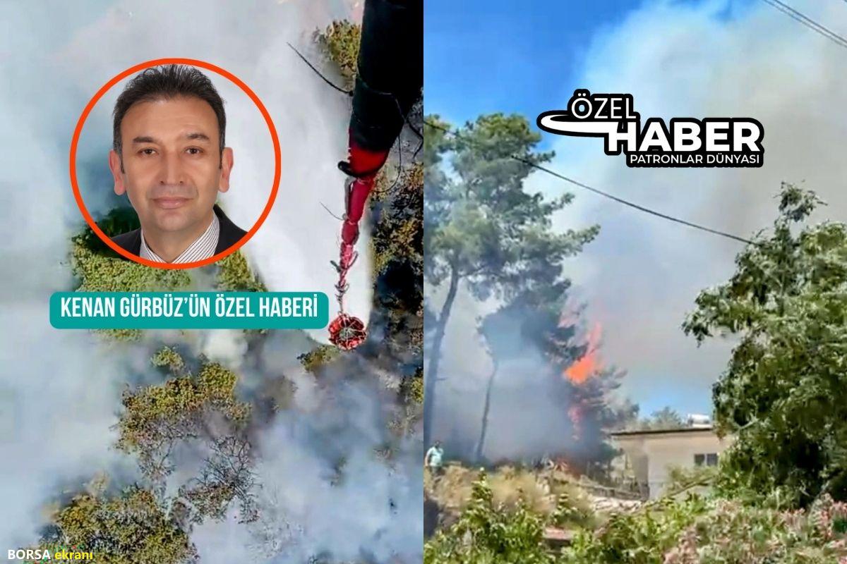 Marmaris’te bir meskende çıkan yangın ormanlık alana sıçradı, alevlere havadan ve karadan müdahale ediliyor