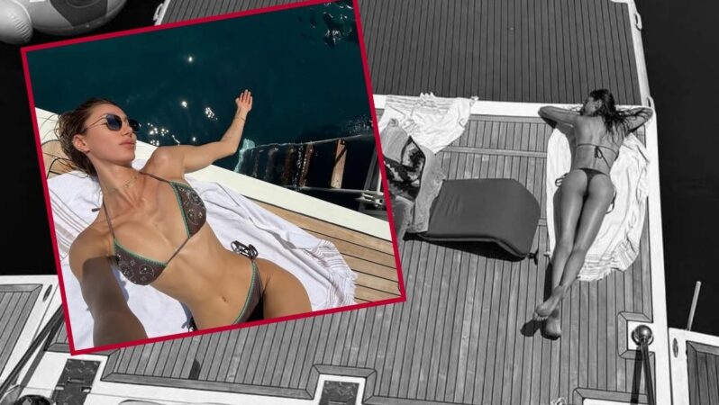 Miss Turkey 2018 hoşu Şevval Şahin, Dubai tatilinden sonra Bodrum’da sevgilisiyle mavi seyahatte