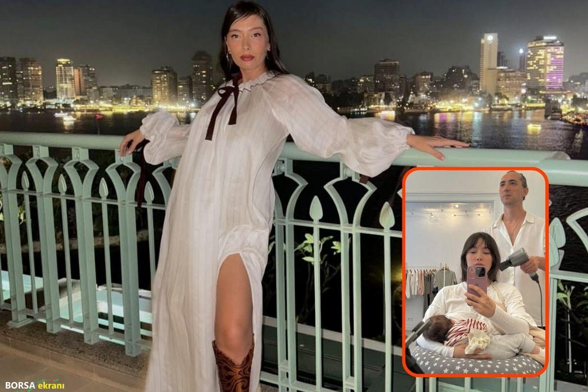Neslihan Atagül’den bebeğiyle birinci poz