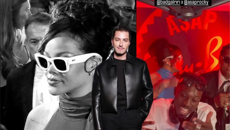 Oyuncu Boran Kuzum, Cannes’da Rihanna ve Asap Rocky ile karşılıklı partiledi