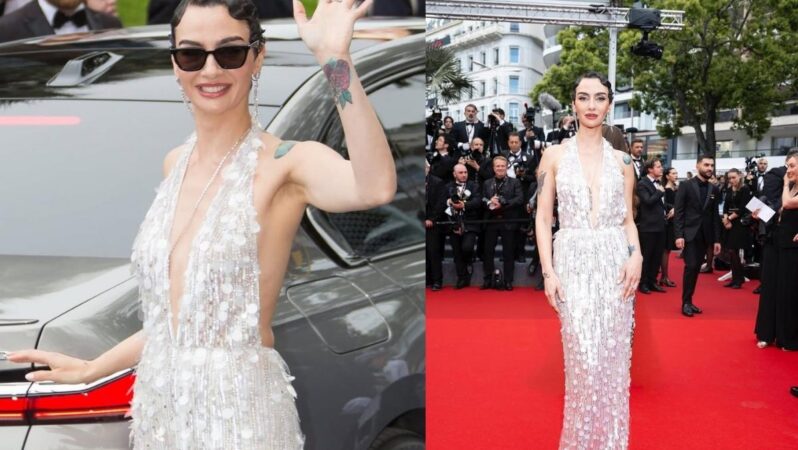 Tekçe Akalay’ın Cannes şekli beğeni topladı