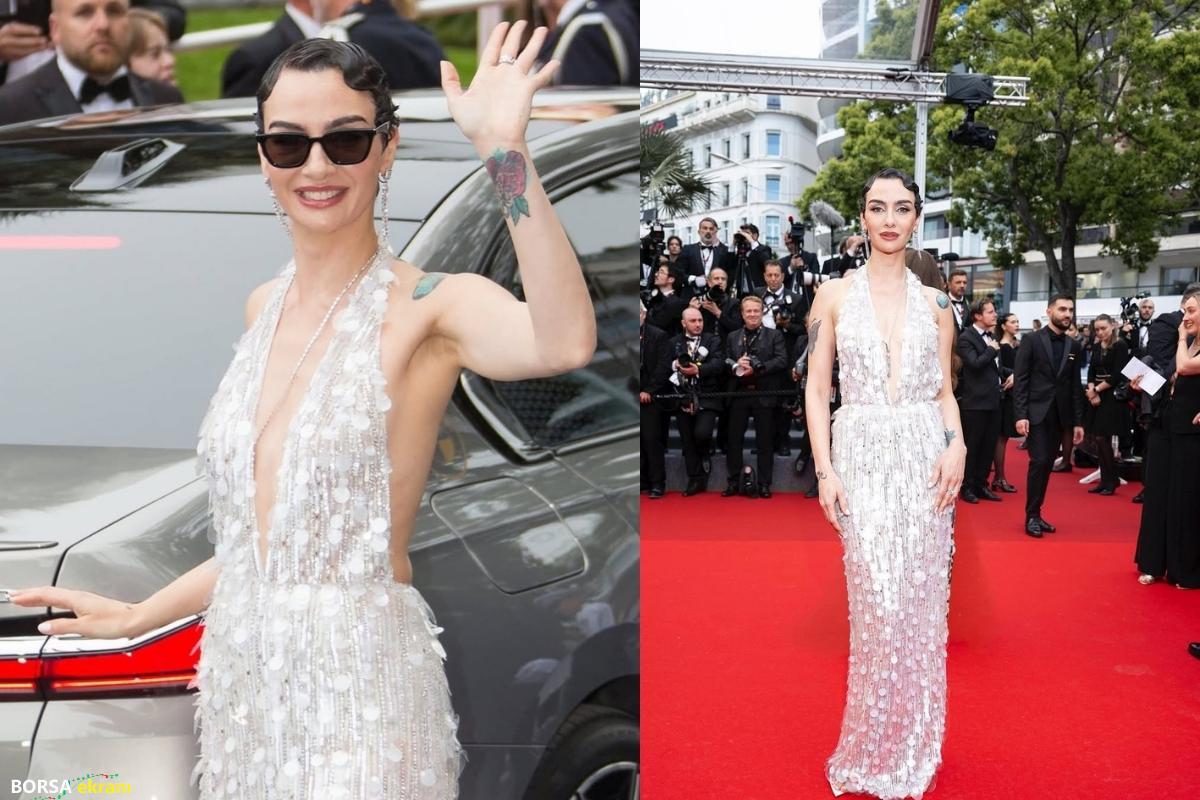 Tekçe Akalay’ın Cannes şekli beğeni topladı