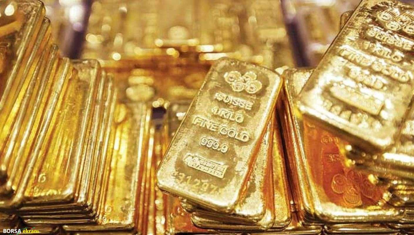 Ons altın, ABD doları ve Hazine kağıdı getirilerindeki gerilemeden destek aldı