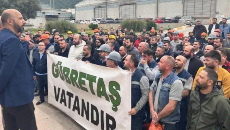 Gübretaş Yarımca Tesisinde Grev Başladı