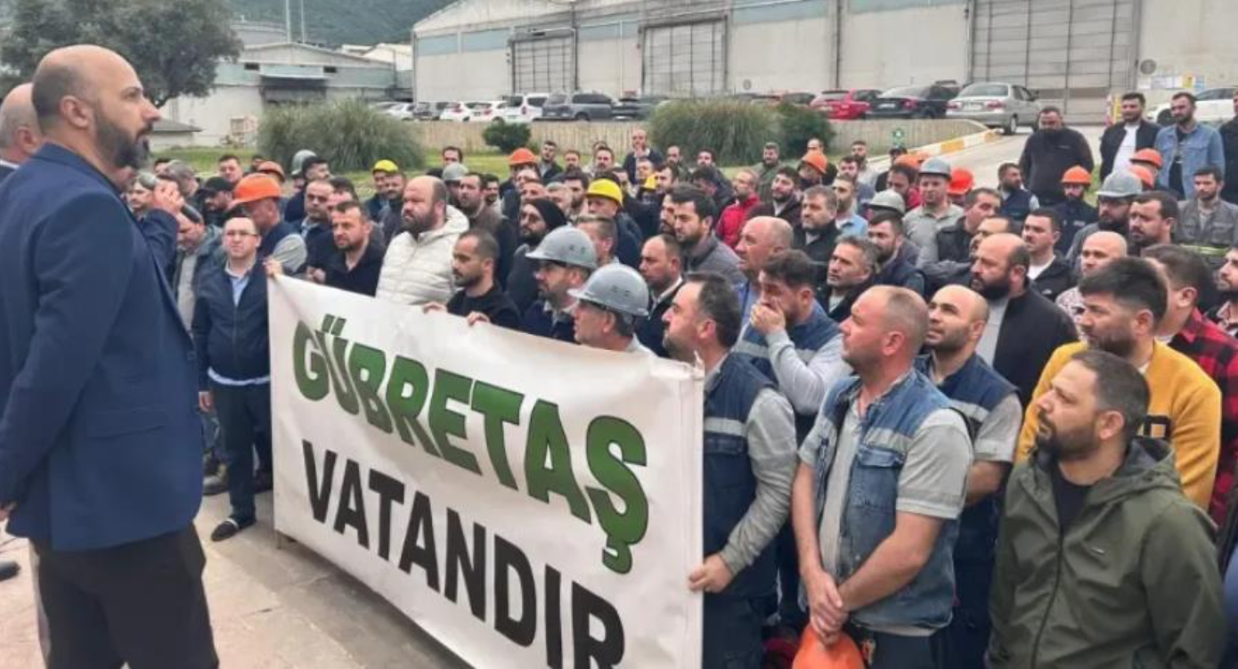 Gübretaş Yarımca Tesisinde Grev Başladı