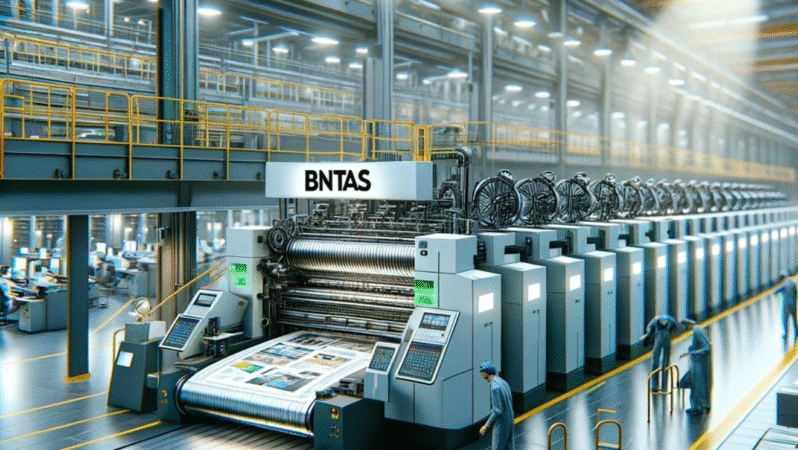 Bantaş, yeni baskı hattını devreye aldı