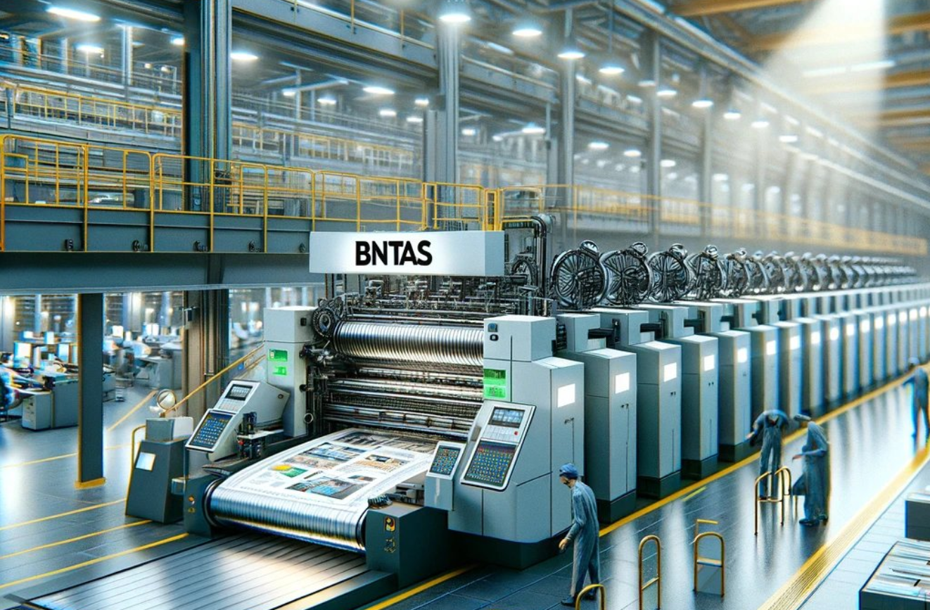 Bantaş, yeni baskı hattını devreye aldı