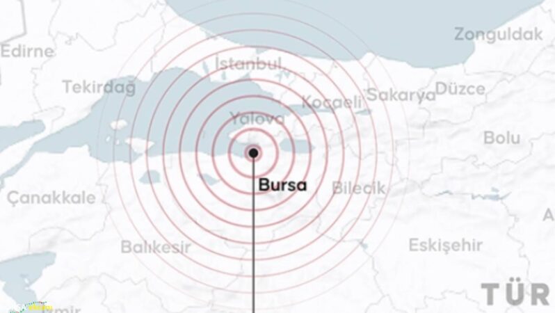 Bursa’da deprem… İstanbul’da da hissedildi