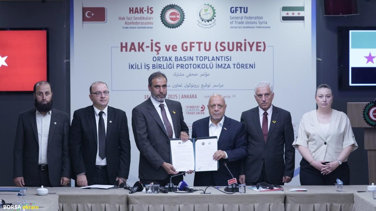 HAK-İŞ ve GFTU’dan ortak protokol: Göç, istihdam ve barış gündemde