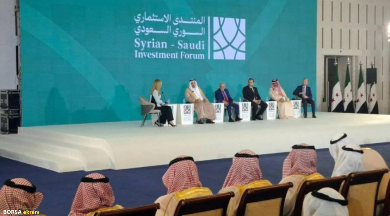 Suudi Arabistan ile Suriye, 6 milyar doları aşan 47 yatırım anlaşması imzaladı