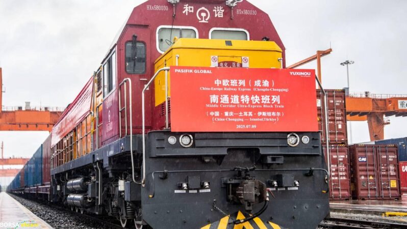 Türk şirketi ile China Railway’in yaptıkları anlaşmanın ilk trenleri yola çıktı