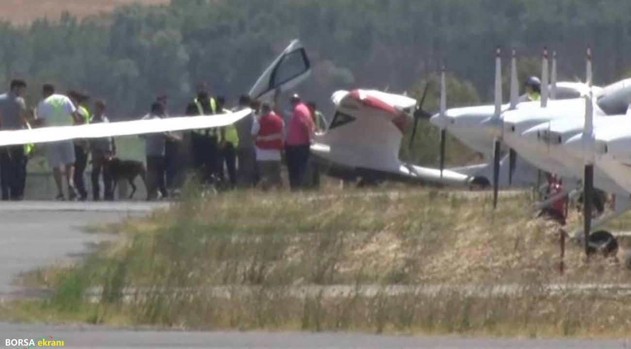 Arıza yapan uçak Hezarfen Havalimanı’na iniş yaptı