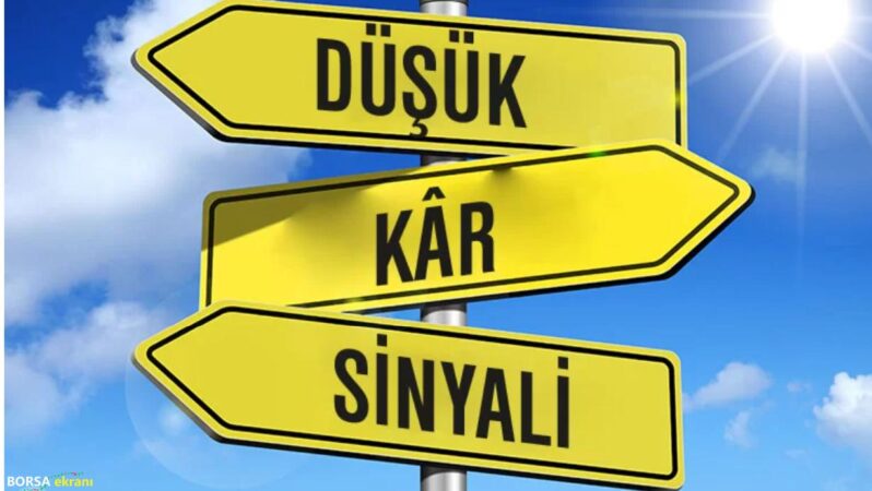 Borsada şirketlerin kârlılıklarındaki daralma yavaşlıyor!