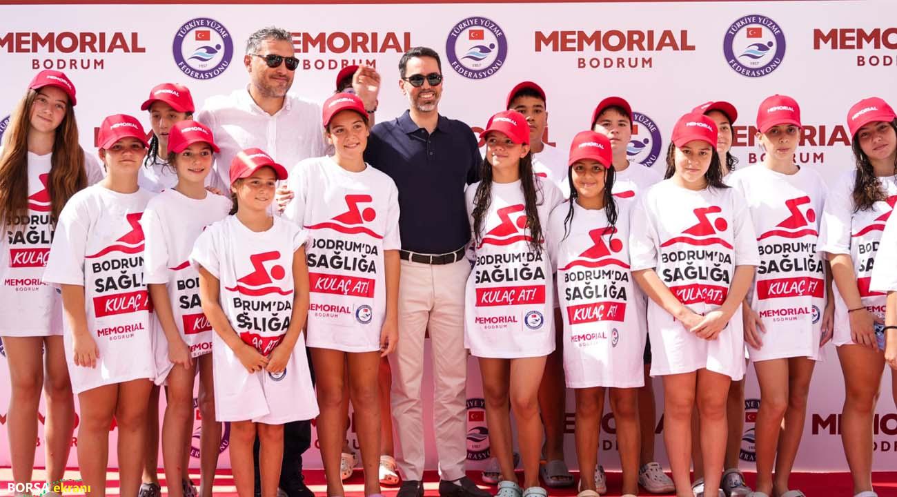 Memorial ve Yüzme Federasyonu  Bodrum’da sağlığa kulaç attı