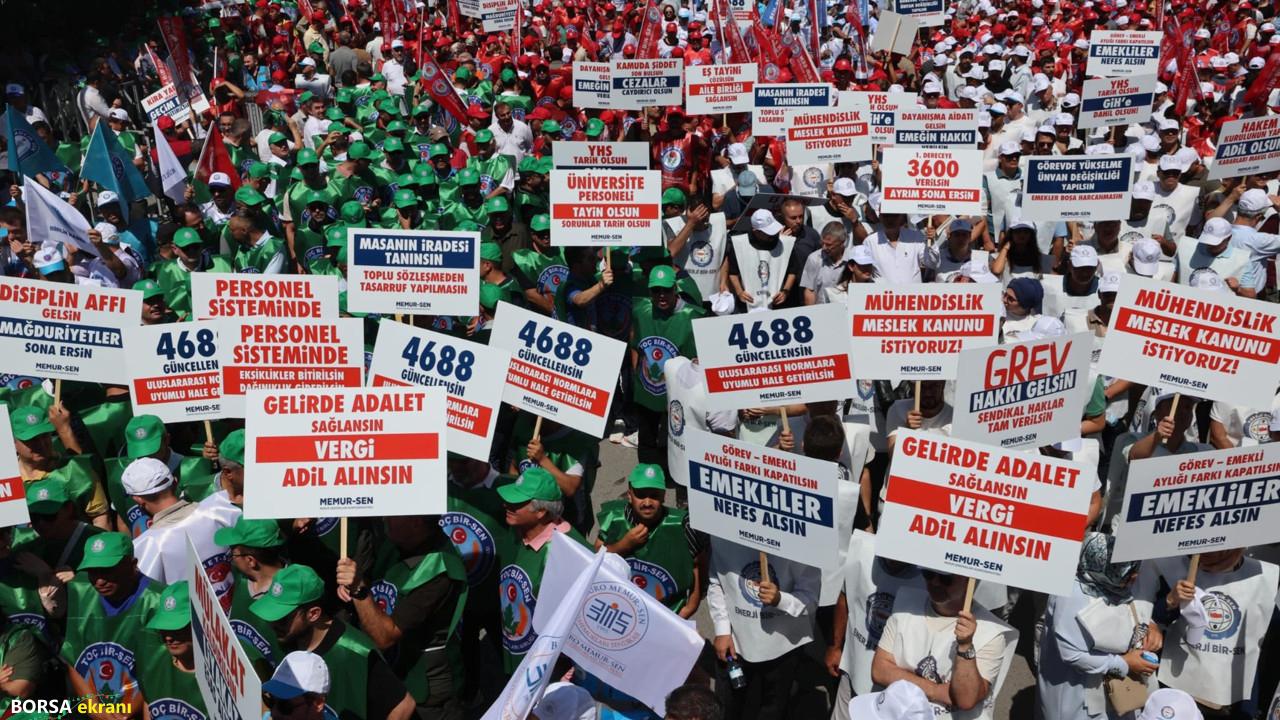 Memur-Sen, hükümetin zam teklifine karşı eylemlere başladı!