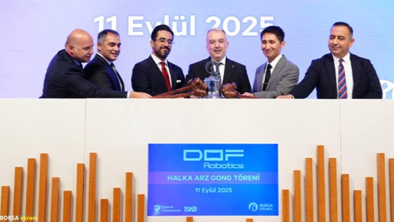 Borsada gong DOF Robotik için çaldı