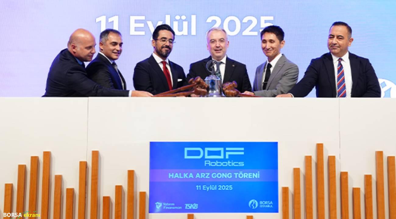 Borsada gong DOF Robotik için çaldı
