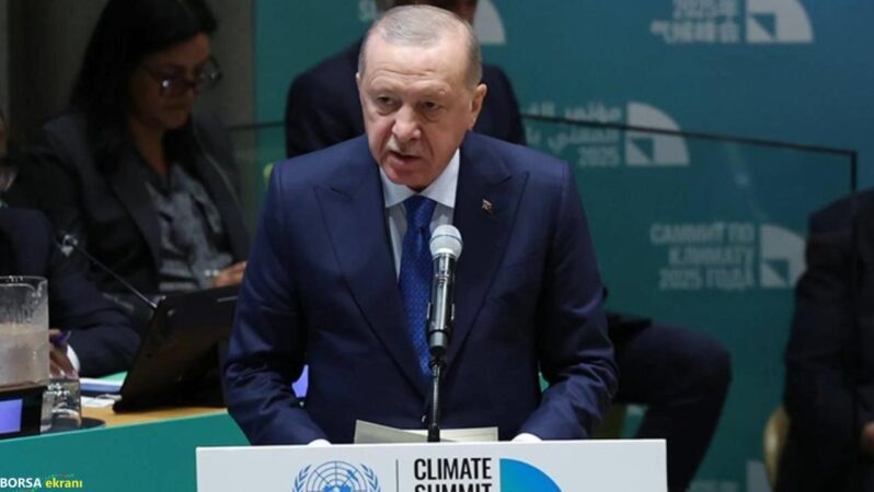 Cumhurbaşkanı Erdoğan’dan net sıfır emisyon mesajı