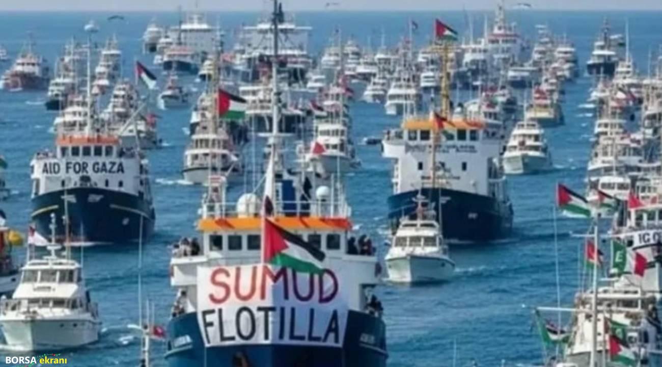 44 gemilik filo direniyor: 23 Tekne yolda, İsrail 21 gemiyi durdurdu