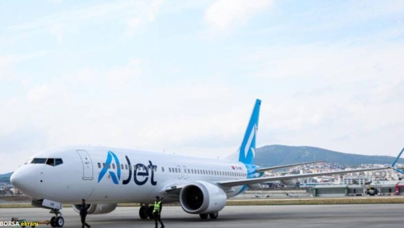 AJet’in fabrika çıkışlı 5. uçağı İstanbul Sabiha Gökçen’e indi