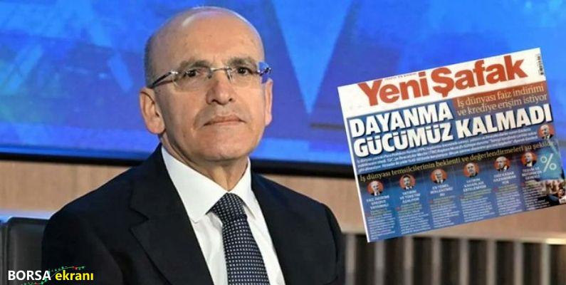 Faiz Kararı Öncesi Bir Kritik ‘Yeni Şafak Manşeti’ Daha: “Dayanma Gücümüz Kalmadı”