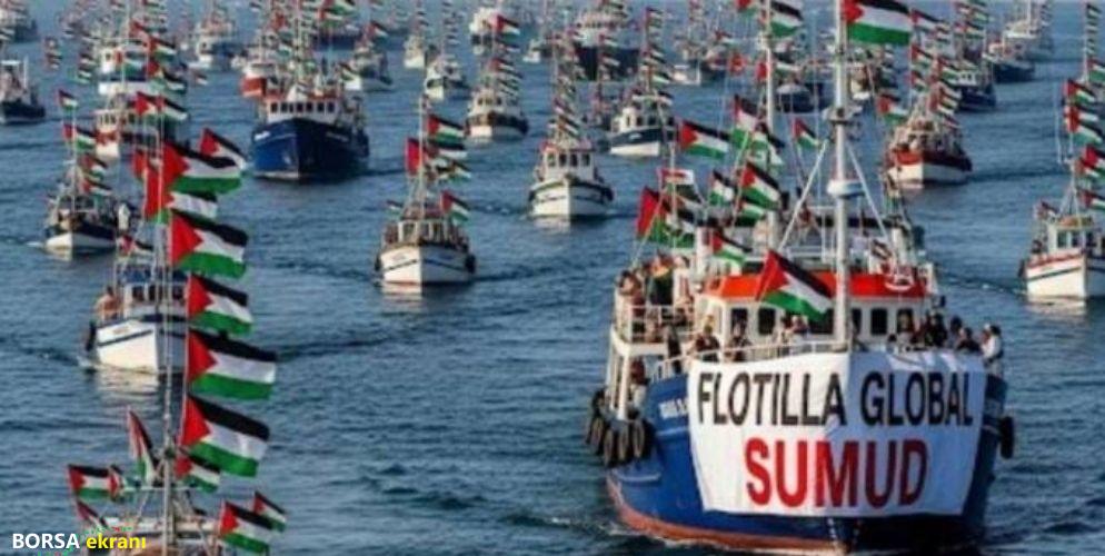 İsrail’in Küresel Sumud Filosu’na saldırıları devam ediyor: Çok sayıda aktivist gözaltında