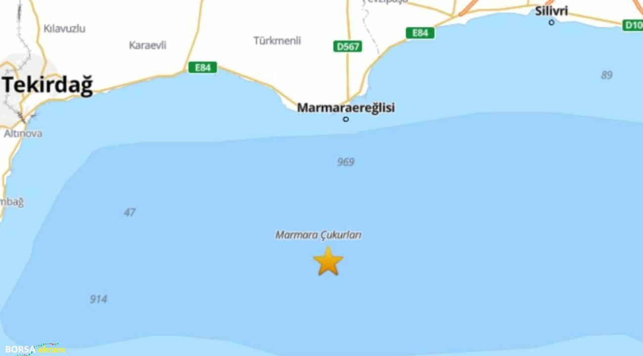 Marmara’da 5 büyüklüğünde deprem: Tekirdağ, İstanbul… Çok sayıda kentte hissedildi