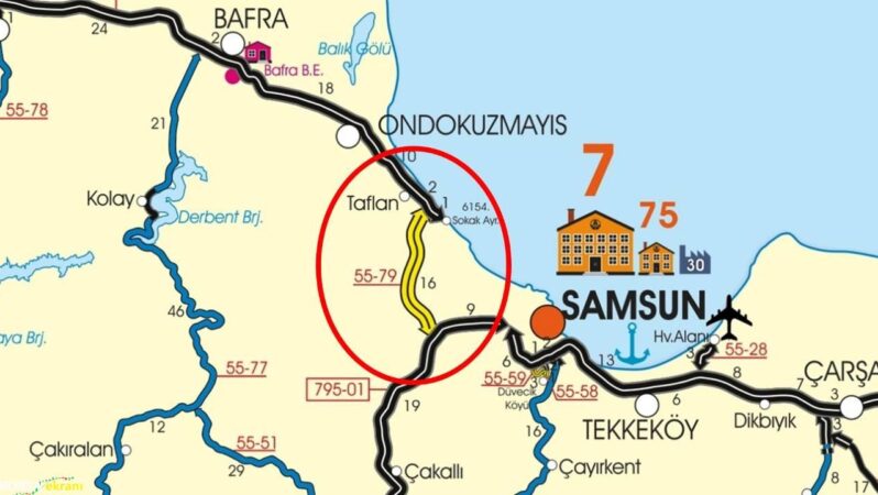 Samsun Batı Çevre Yolu projesi başlıyor: 15 milyar TL’lik yatırım planı