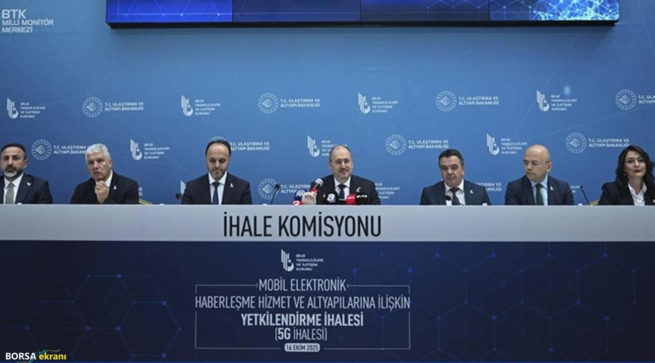 Turkcell, Vodafone, Türk Telekom… 5G ihalesinde teklifler belli oldu