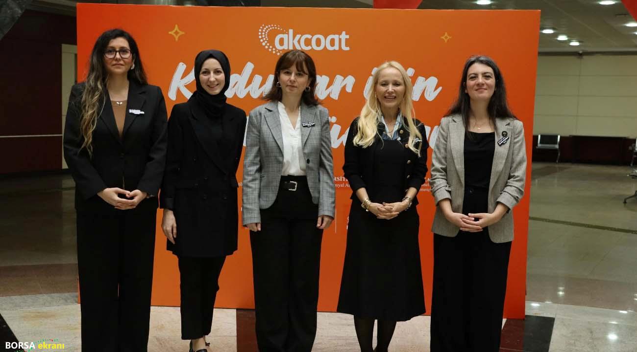 Akcoat ve SAÜ’den “kadınlar için birlikte güçlüyüz” mesajı
