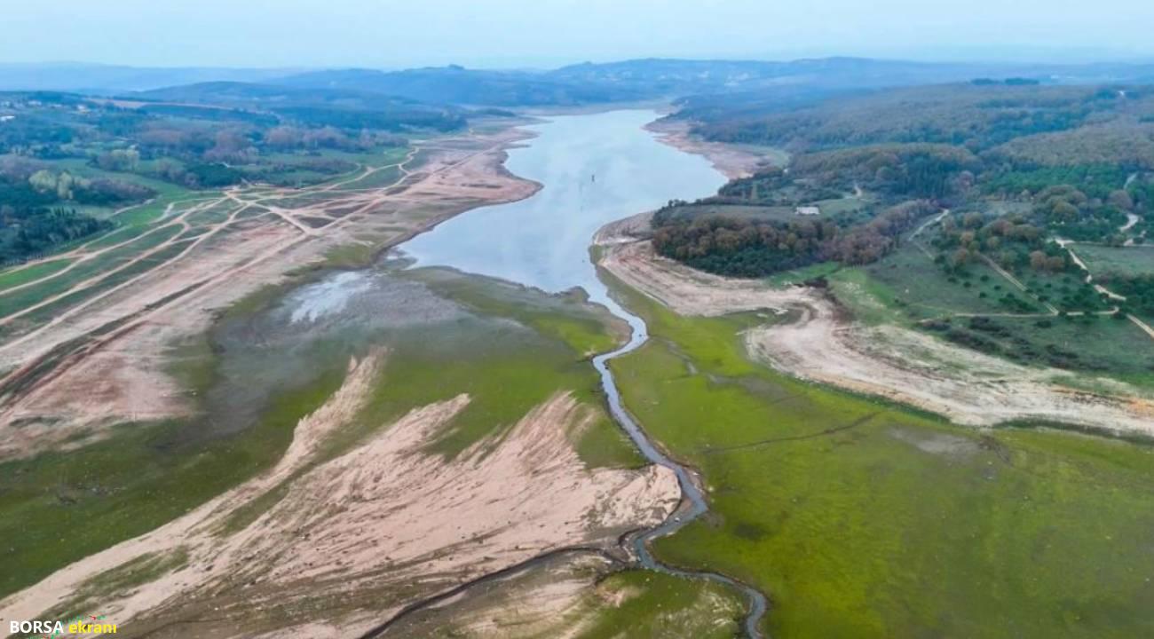 İstanbul barajları alarm veriyor… Kuraklığın boyutu havadan görüntülendi