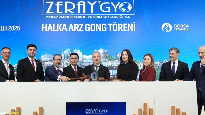 Borsa İstanbul’da gong Zeray GYO için çaldı